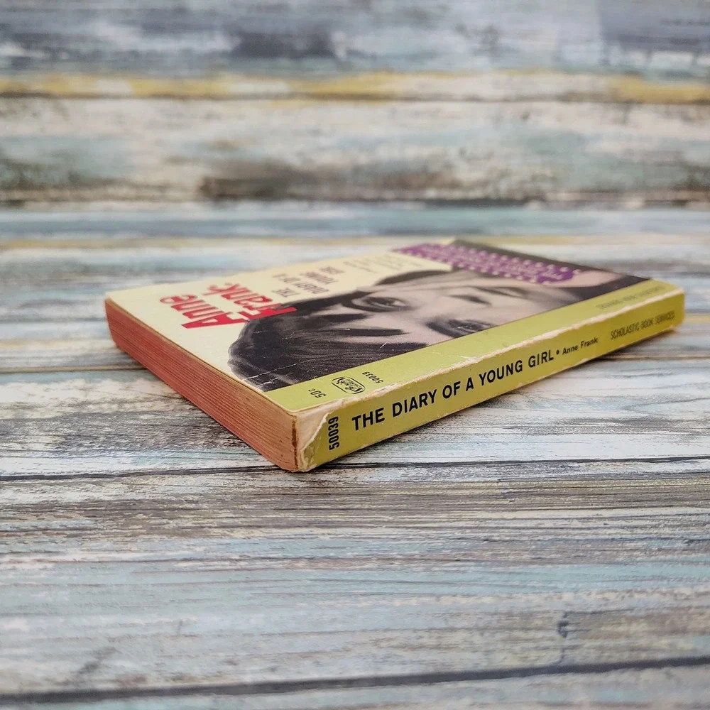 Anne Frank Diary‎ of a Young Girl Scholastic 50039 Vtg 1968 PB Movie Edition